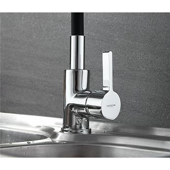 картинка Смеситель Ledeme L4898-2 черный 