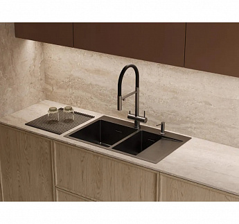 картинка Дозатор для мыла Omoikiri OM-02 под металл 