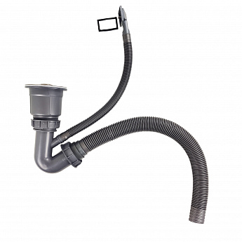 картинка Комплект мойка и смеситель Gerda 6045 S+SM.Satin 