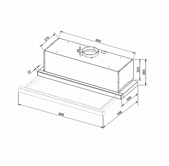 картинка Кухонная вытяжка Korting KHP 9975 GN 