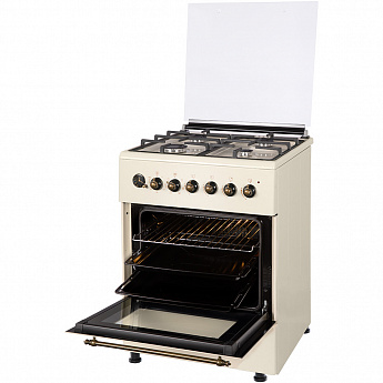 картинка Комбинированная кухонная плита Nordfrost GE 6064 YR  картинка Комбинированная кухонная плита Nordfrost GE 6064 YR