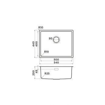 картинка Мойка Omoikiri TADZAVA 54-U/I ULTRA GM 