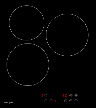 картинка Электрическая варочная панель Weissgauff HV 430 BA  