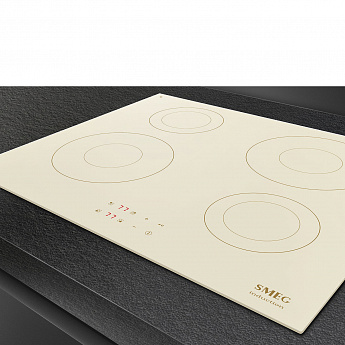 картинка Индукционная варочная панель Smeg SI2641DP кремовый 