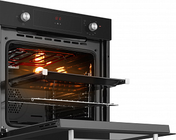 картинка Газовый духовой шкаф Weissgauff WGO 706 D BLACK GLASS  картинка Газовый духовой шкаф Weissgauff WGO 706 D BLACK GLASS