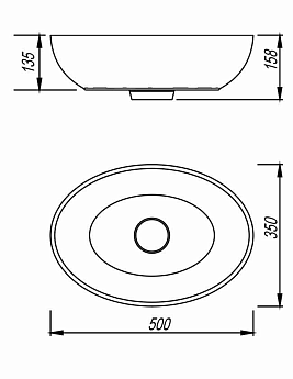 картинка Раковина Florentina ОЛИВА 5035 