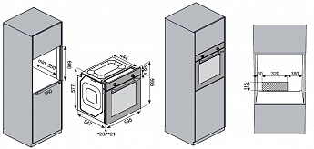 картинка Электрический духовой шкаф Kuppersberg HO 608 B черный 
