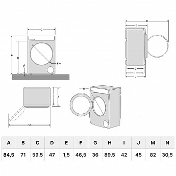 картинка Стиральная машина Korting KWM 42ID1460  картинка Стиральная машина Korting KWM 42ID1460