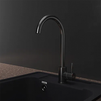 картинка Смеситель Granfest-Quarz Z-5410 PVD графит 