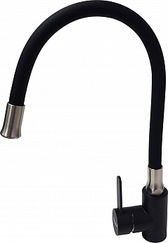 картинка Смеситель Gerdamix FLEX BLACK (GE-01)  картинка Смеситель Gerdamix FLEX BLACK (GE-01)
