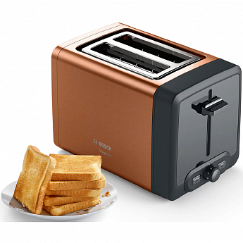картинка Тостер Bosch TAT4P429 коричневый 