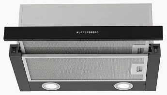 картинка Кухонная вытяжка Kuppersberg SLIMHIT 50 BG черная 