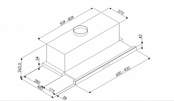 картинка Кухонная вытяжка Bertazzoni KTE60MOD1B 