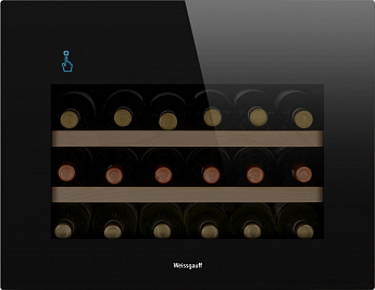 картинка Встраиваемый винный шкаф Weissgauff WWCI-28 DB 