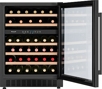 картинка Комбинированный винный шкаф Weissgauff WWC-46 DB DualZone  картинка Комбинированный винный шкаф Weissgauff WWC-46 DB DualZone